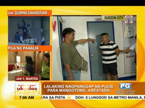 Fake cop nabbed in QC