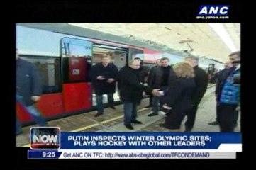 Putin inspects Winter Olympic sites