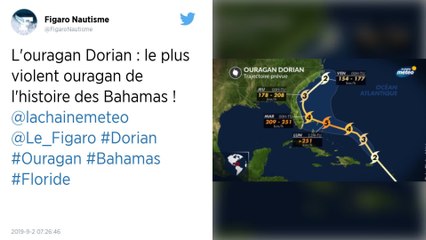 L’ouragan Dorian dévaste les Bahamas avec des vents jusqu’à 300 km/h