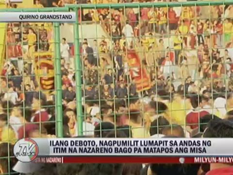 Millions show faith at Black Nazarene feast