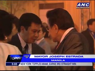 Erap defends Jinggoy's realigned pork barrel