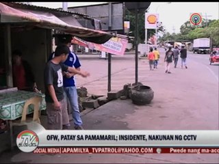CCTV captures how OFW in Isabela was shot