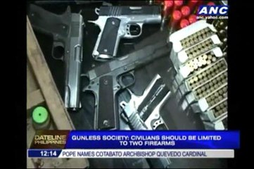 Too many guns: Gunless Society wants limit to gun ownership