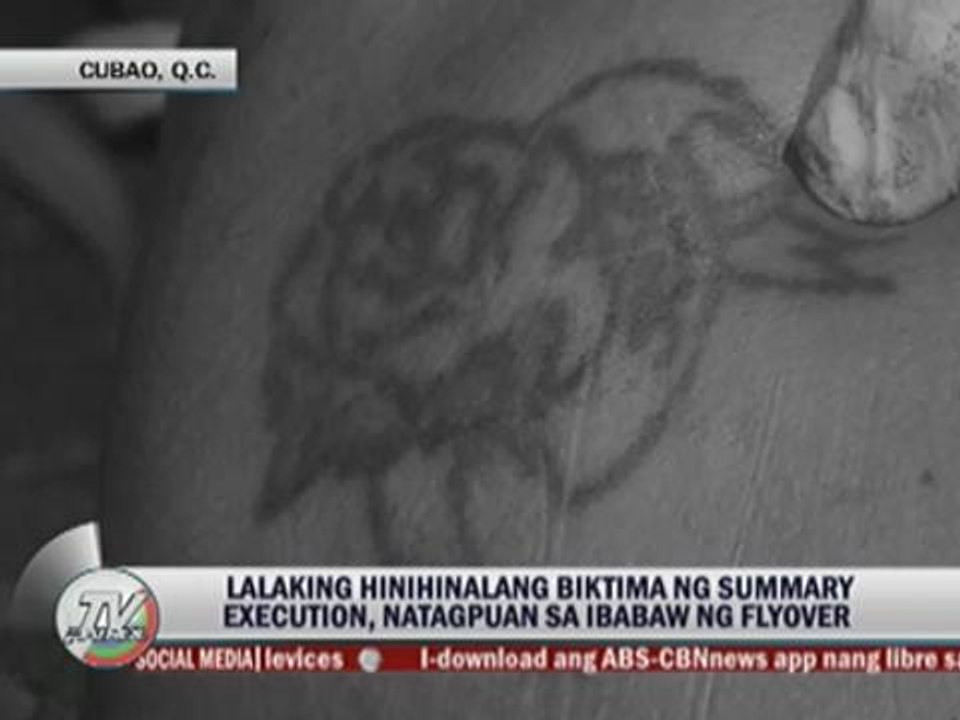 'Salvaging' victim found in Cubao