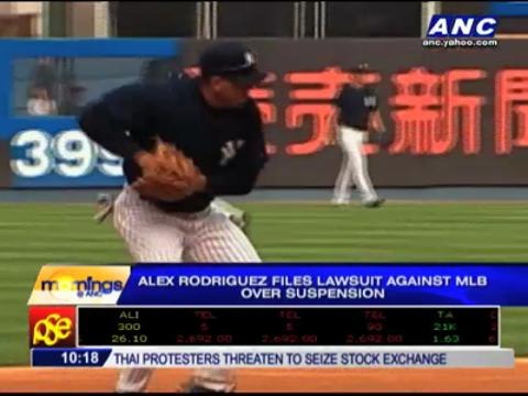 A-Rod files lawsuit againsts MLB over suspension