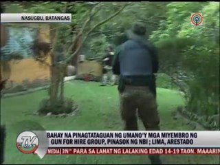 Download Video: Suspected gun-for-hire members arrested in Batangas