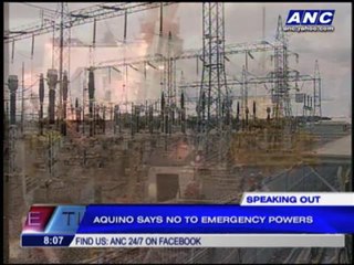 PNoy: No need for emergency powers