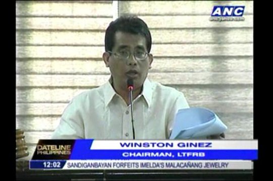 Franchise of Don Mariano bus firm cancelled