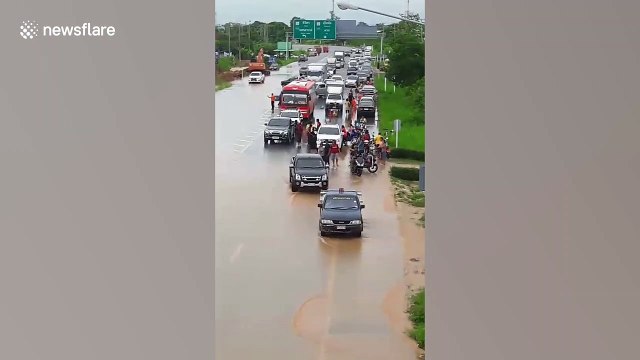 Floods kill six people as Tropical Storm Podul batters northern Thailand