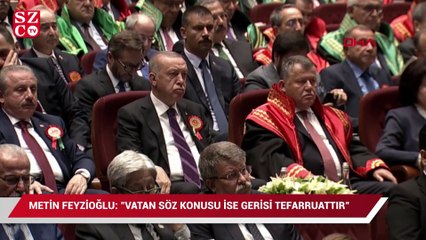 Metin Feyzioğlu: "Vatan söz konusu ise gerisi tefarruattır"