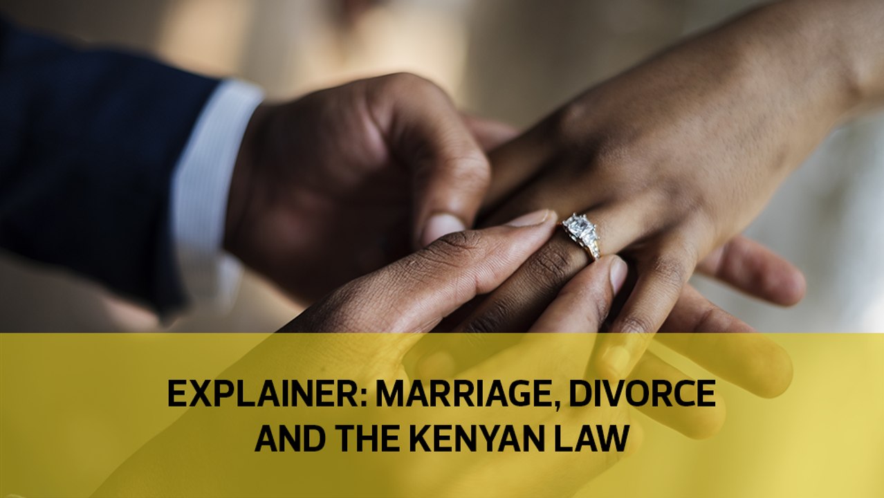 Explainer Marriage, divorce and the Kenyan law video Dailymotion