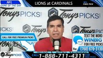 Lions Cardinals NFL Pick 9/2/2019