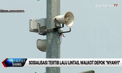 Sosialisasi Tertib Lalu Lintas, Wali Kota Depok "Nyanyi"