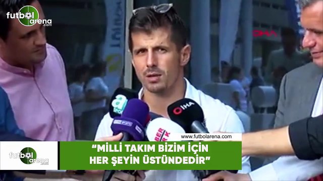 Emre Belözoğlu: Milli Takım bizim için her şeyin üstündedir