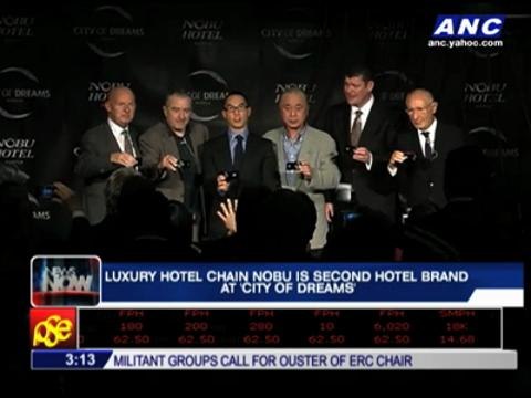 Robert De Niro in Manila for Nobu Hotels announcement
