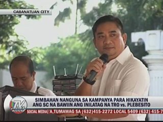 Church, residents call for Cabanatuan plebiscite