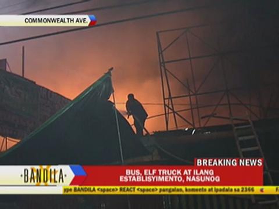 WATCH: Bus burns on Commonwealth