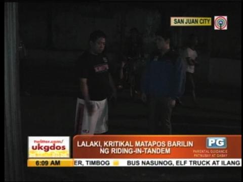Riding-in-tandem criminals strike again; man shot