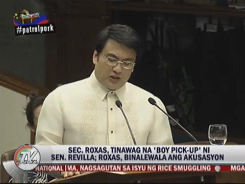 Revilla blasts Aquino admin, calls Roxas 'Boy Pick-up'