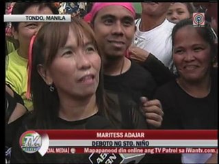Tondo residents dance for feast of Sto. Nino