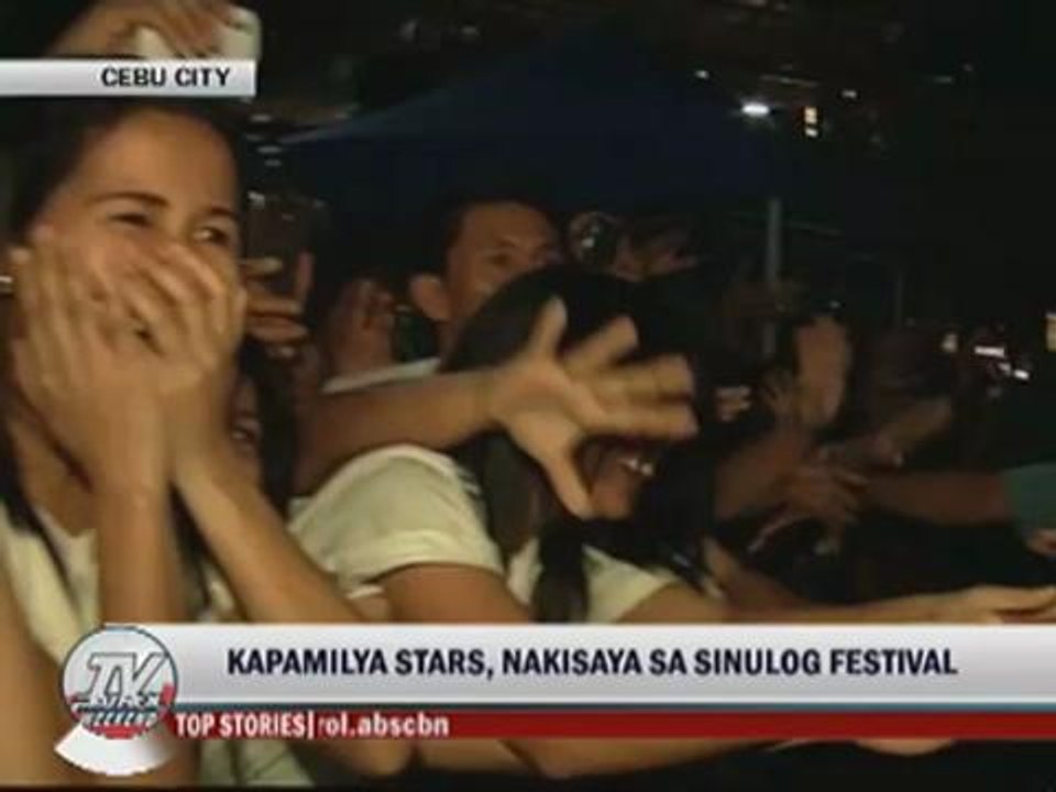Kapamilya stars join Sinulog in Cebu