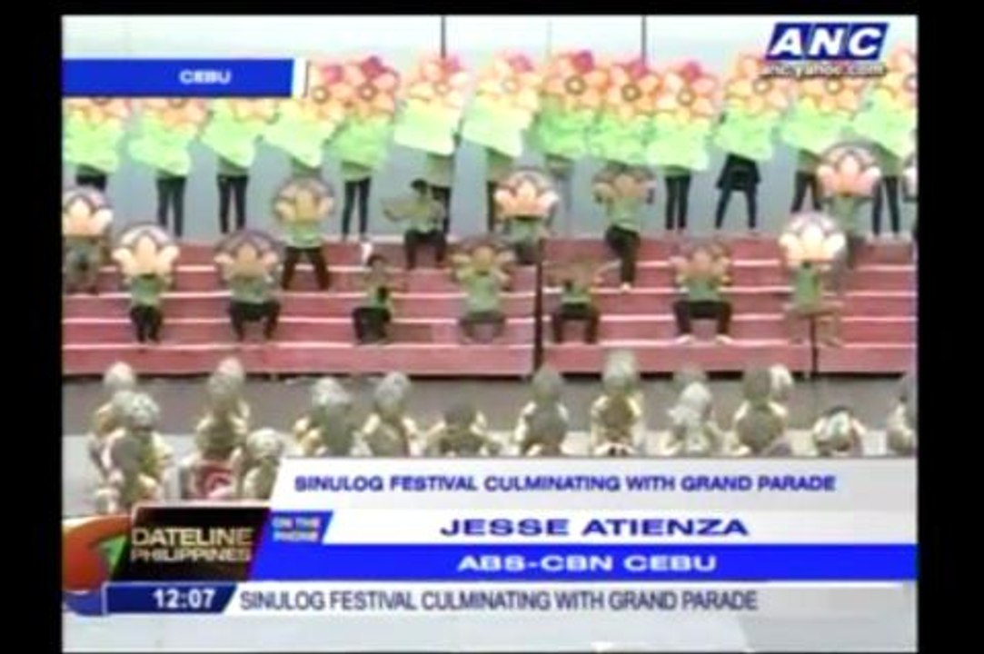 Sinulog culminates with grand parade