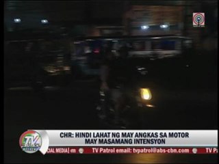 CHR: Not all 'riding-in-tandem' out to kill
