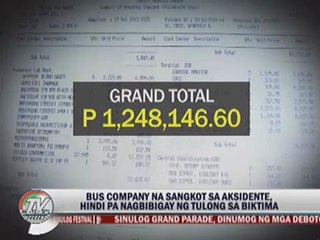 Student got no help from bus firm after accident