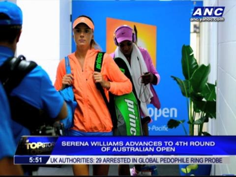 Serena Williams advances to 4th round of Australian Open