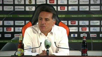 La réaction de Christophe Pelissier après Lorient-Guingamp (0-1) 19-20