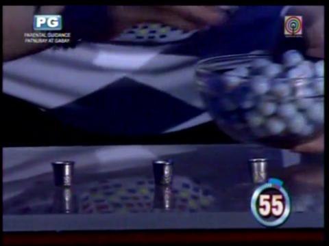 Angeline plays on 'Minute To Win It'