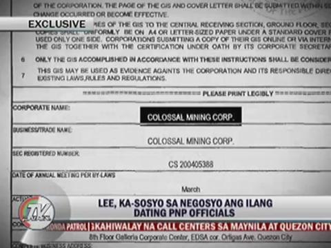Documents bare Cedric Lee's ties with ex-PNP officials