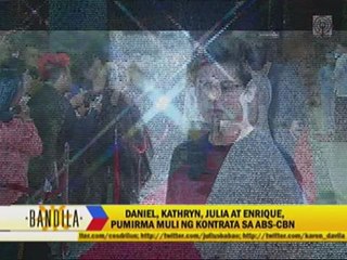 Kathryn reveals escort on debut