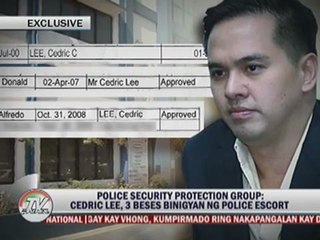 How Cedric Lee got police escorts
