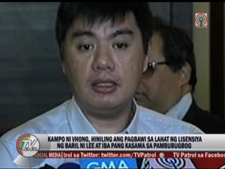 Vhong fears for life, seeks protection and 'disarming' of Cedric