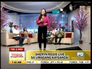 Sheryn sings 'Starting Over Again' theme
