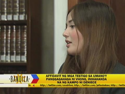 Deniece camp preparing affidavits vs Vhong