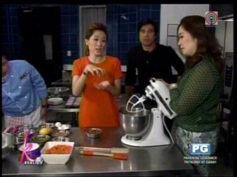 Toni shows off baking skills