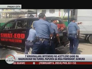 Cops foil 'Acetylene Gang' try on Pasay pawnshops