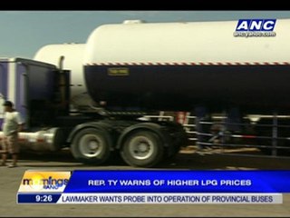 Higher LPG prices loom