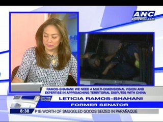 Shahani backs PNoy's 'strong words' vs China