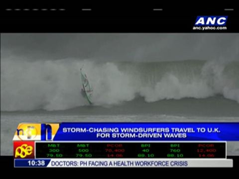 Storm-chasing windsurfers travel to U.K.