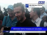 Beckham visits typhoon-hit Tacloban
