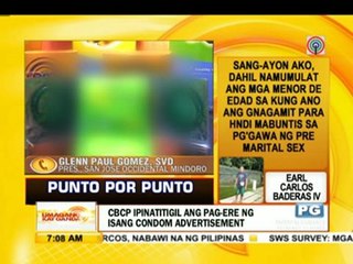 Punto por Punto: CBCP ipinatitigil ang pag-ere ng isang condom advertisement
