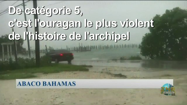 L'ouragan Dorian frappe les Bahamas de plein fouet