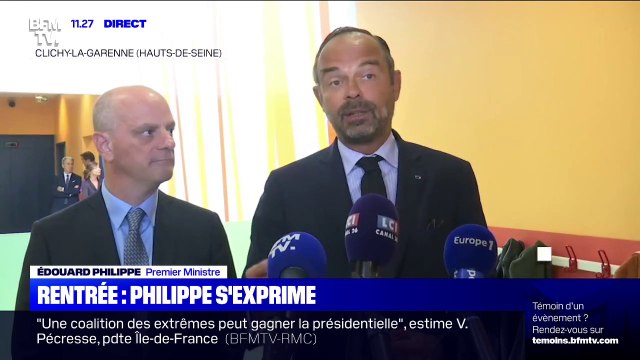 Edouard Philippe: La rentrée est un moment important pour les enfants, pour les professeurs et pour la France