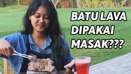 Sensasi Masak di Atas Batu di Bogeys Teras Hyatt Regency Yogyakarta