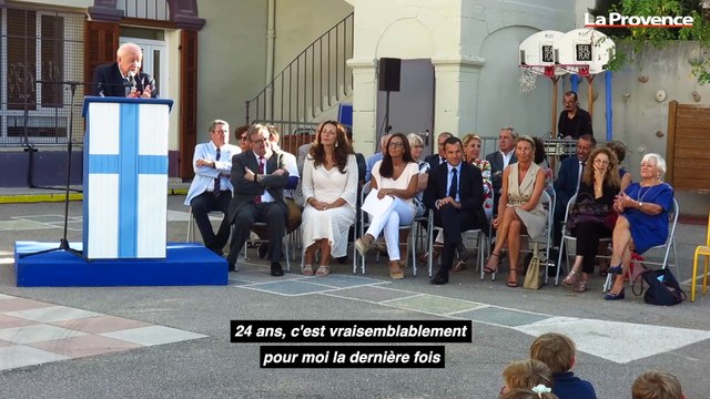 Ce matin, Jean-Claude Gaudin a fait sa dernière rentrée scolaire