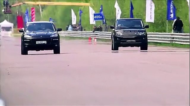 RANGE ROVER SPORT SUPERCHARCHED VS PORSCHE CAYENNE TURBO GEMBALLA VS MERCEDES BENZ ML63 AMG