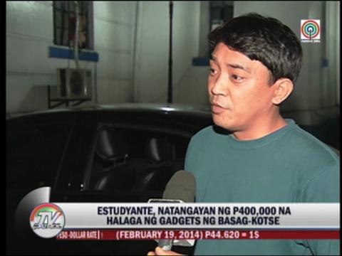 Student's P400K gadgets stolen inside campus